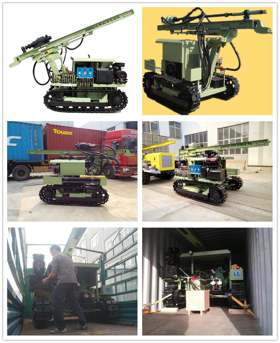 Africa Drilling Quarry Hole and Rock Blasting Drilling Rig D100ya2-2