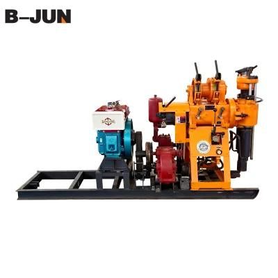 Cheap Borehole Drilling Machine 130m Portable Hydraulic Core Drilling Rig