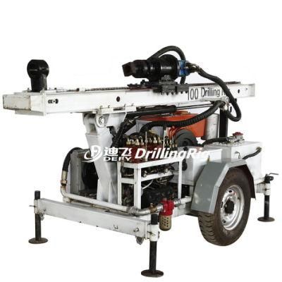 Small Poratbel Borehole Well DTH Drill Rig Machine for Sale