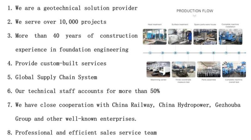 Hdl-160c All Kinds of Guide Hole Construct Borehole Drilling Rig Machine