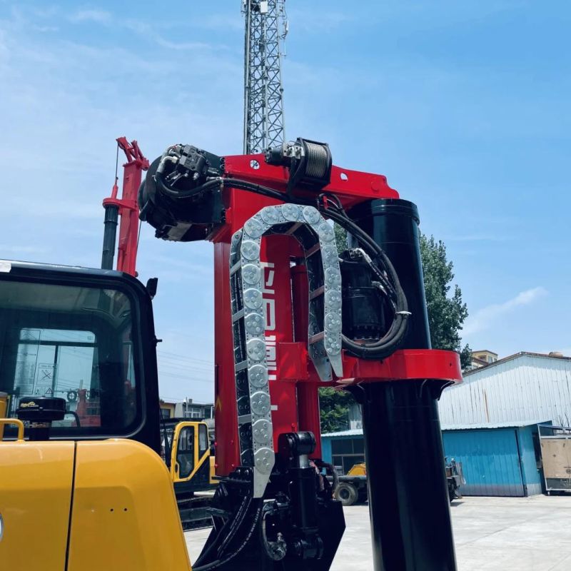 Mini Hydraulic Crawler Type Pile Machine Rotary Drilling Rig Dr-60
