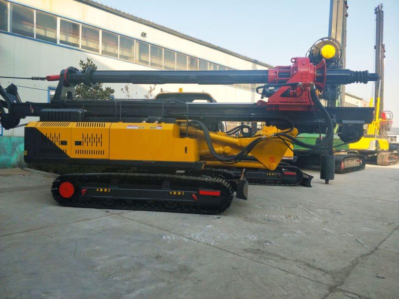 15m/20m/30m/40m/50m/60m Crawler Lock Rod Economical Water Well Rotary Boreholedrilling Rig for Construction Foundation