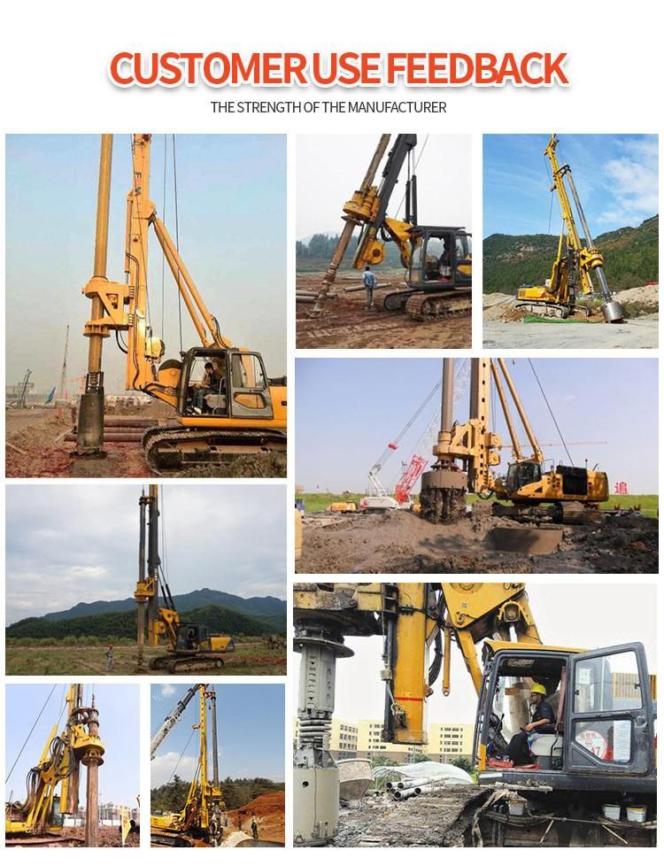 New Chinese Top Brand Hydraulic Rotary Drilling Rig Hw-22 Pilling Rig