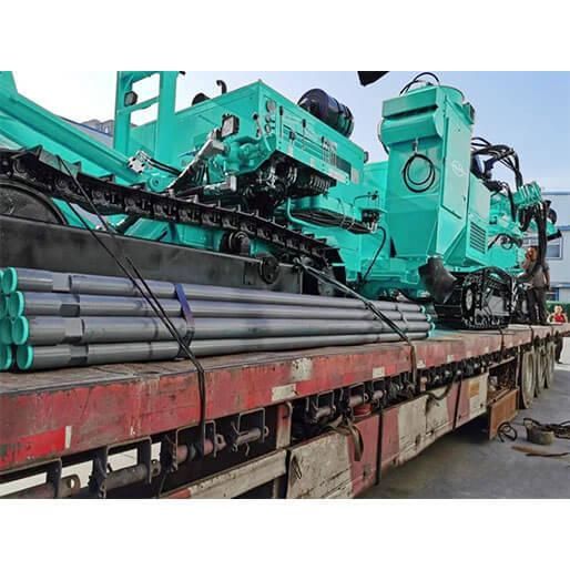 Hf056 Integrated Crawler Mounted DTH Rock Blasting Drilling Rig
