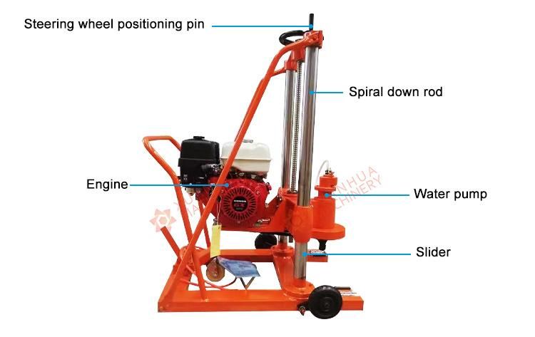 Gasoline Drilling Machine Road Coring Machine Road Ground Punching Machine