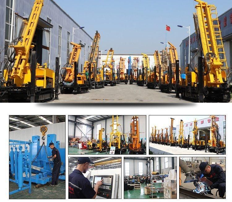 Hot Sell Multi-Function Top Drive Mine Water Well Drilling Rig 300 Meters with CE Certificated