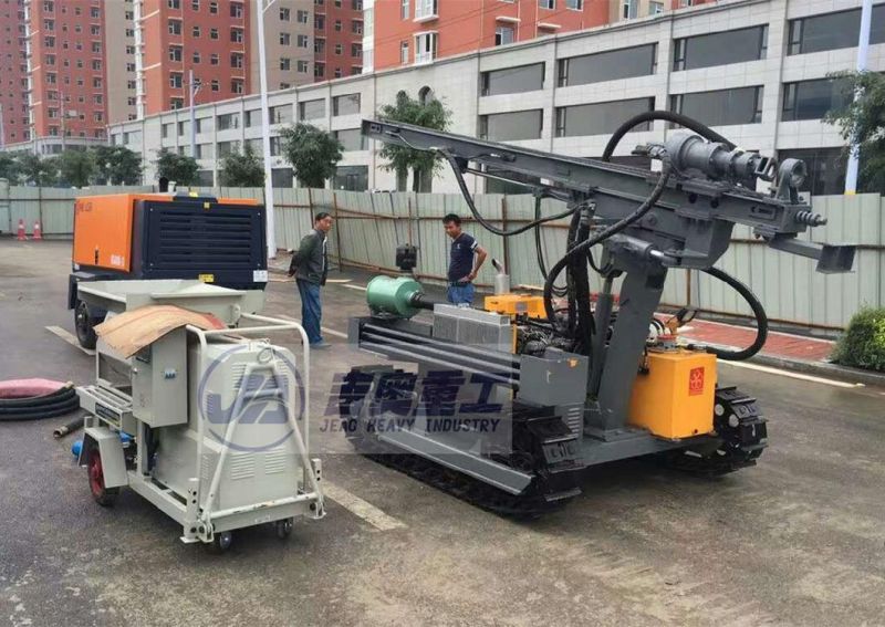 Diesel Crawler Down The Hole Drilling Rig Machine 25m Depth