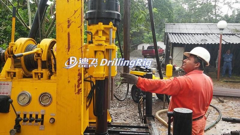 2022 Hot Sale 300-600m Trailer Mounted Used Water Borehole Drilling Rig Machine