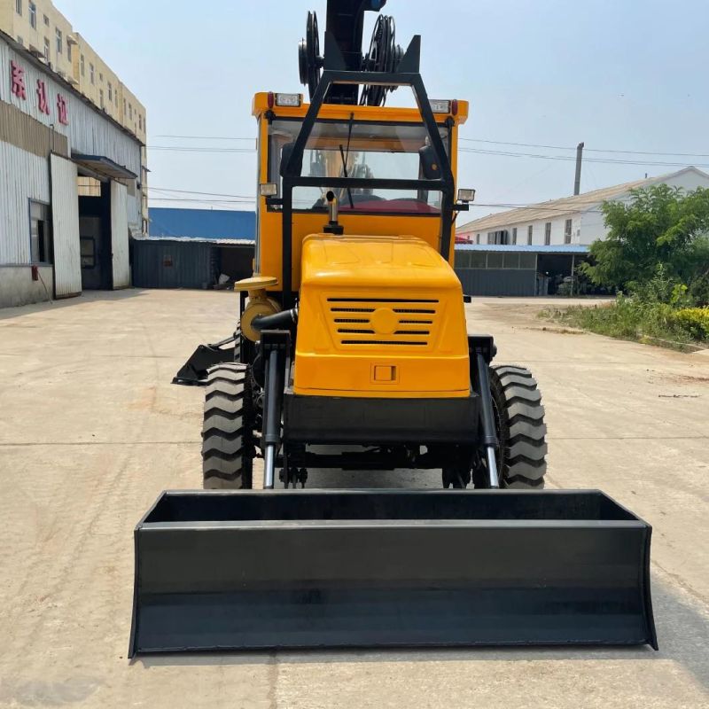 Hydraulic Pile Piling Rig Pile Rotary Driver Drilling Rig Machine for Sale Dl-180 Model