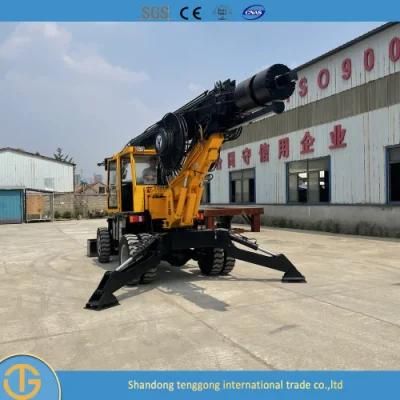 Dl-180 Hydraulic Pile Driver, Spiral Rotary Drilling Rig for 5-20m