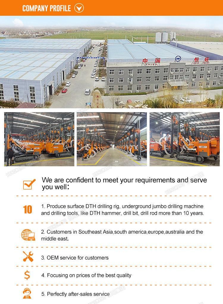 Multifunction Geothermal DTH Steel Crawler Water Well Drilling Rig