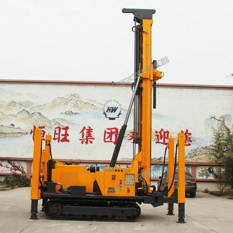 Multi Function Water and Pneumatic Rotary Water Well Drilling Rig