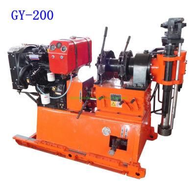 Gy-200 Hydraulic Rotary Core Drilling Rig