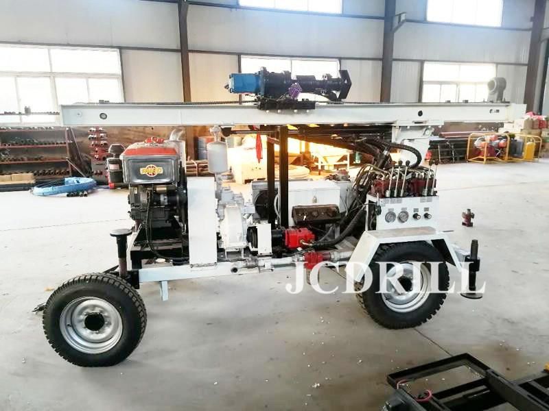 100m Depth Water Well Drilling Rig Hydraulic Drilling Machine for Water