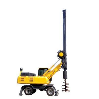 15m Customize Wheeled Four-Wheel Deep Portable Borehole Hydraulic Multi Purpose Water Well Drilling Rig Machine Prices for Sale