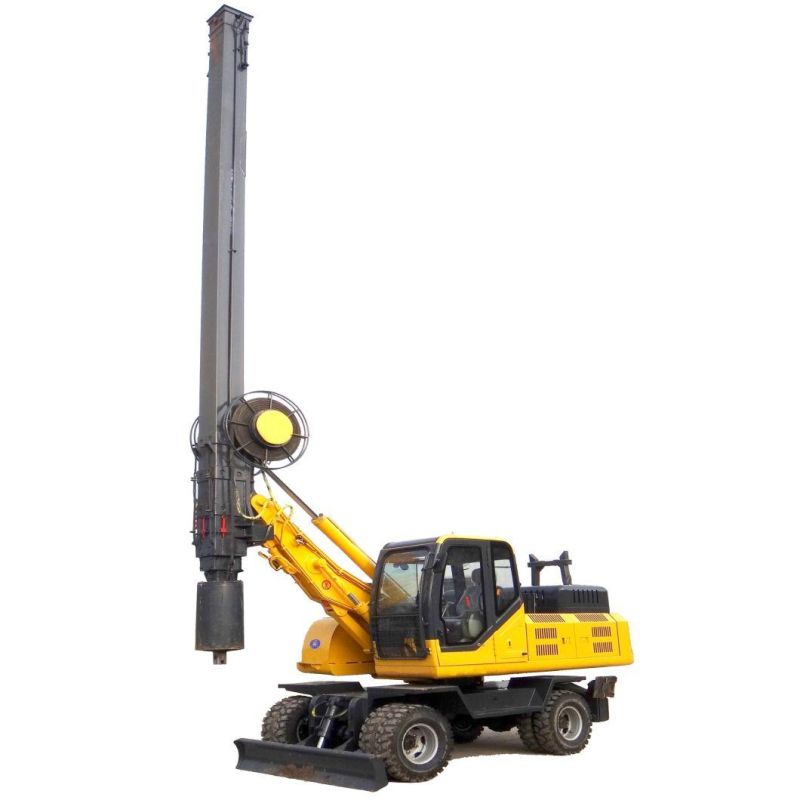 18m Customize Wheeled Four-Wheel Drive Drilling Machine High Speed Drilling Rig for Sale