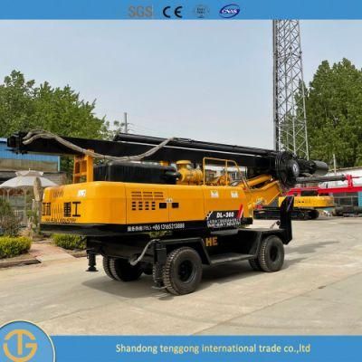 Electric Pile Driver Rotary Oil Surface Mini Piling Machine Head Hydraulic Piling Rig
