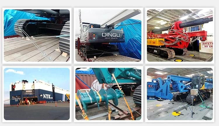 Crawler Type Wheel Drilling Machine Engineering Drilling Rig for Railway Projects