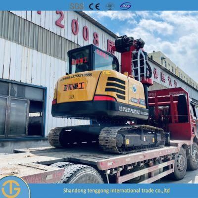 Micro Pile Drilling Drilling Electric Ground Screw Pile Driver Epuipments Dr-60 Middle Rotary Rig Machine