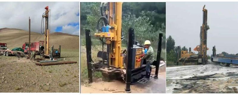 200m Drilling Rig Deep Water Well Drilling Rig Driller with Air Compressor