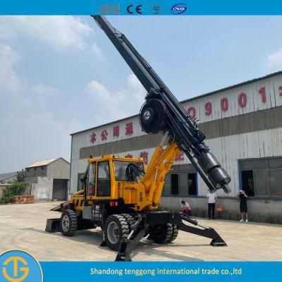 Micro Pile Bored Tractor Portable Drilling Rig for Sale Dl-180 Model
