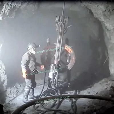 Portable Geoconstruction Drill Machine with Fan Borehole Drilling