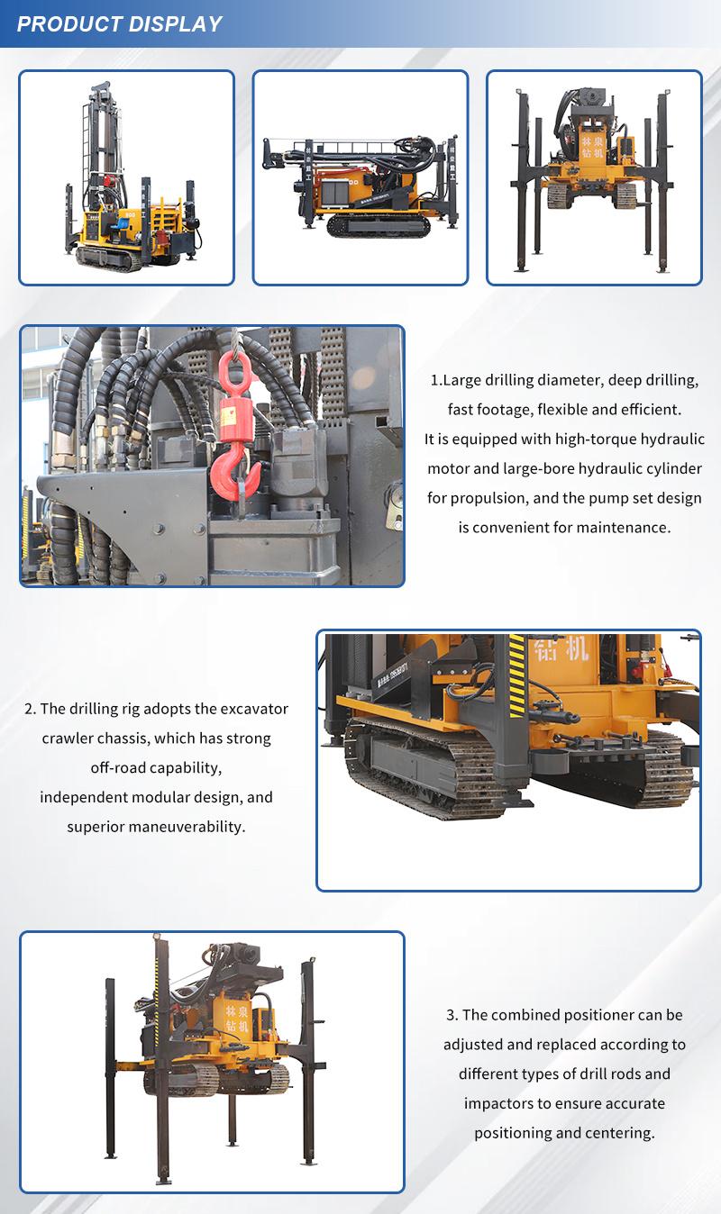 500 Meter Deep Well Drilling Rig Machine Truck Mounted Water Well Drilling Rig