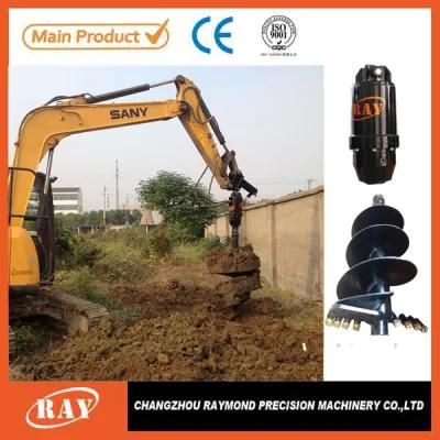 Garden Fencing Earth Auger Drilling Hydraulic Earth Auger for Mini Excavator