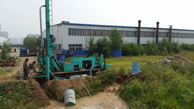 Multifunctional Hydraulic Water Well Drills Crawler Type Farm Drilling Machine