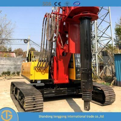 Portable Piling Machine Crawler Surface Rotary Mounted Drilling Rig