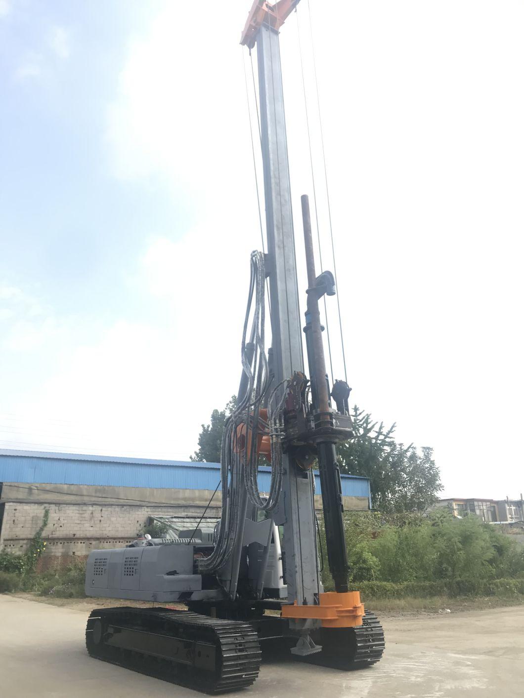 Max Borehole Piling Driving Piling Depth 20m Crawler Hydraulic Drilling Rig