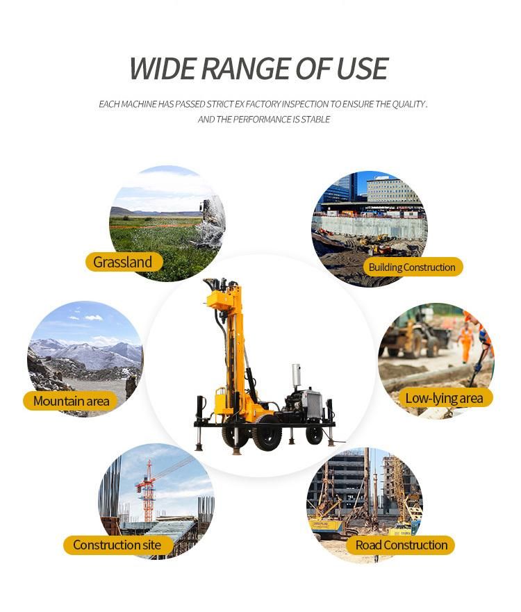 pneumatic Rock Concrete Drilling Rig
