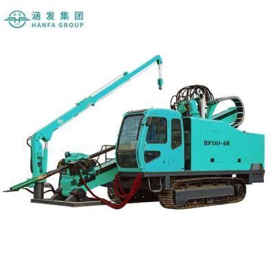 Hfdd-68 6000mm Feed Stroke Full Hydraulic Horizontal Directional Drilling Rig