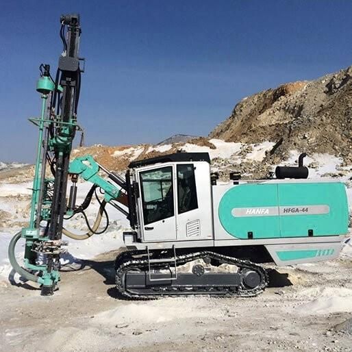 Hfga-44 Hydraulic Mechanical Mini Portable Steel Crawler DTH Mining Machine