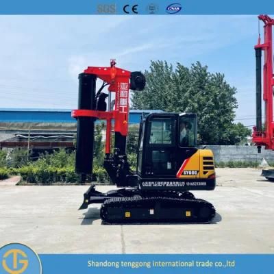 Mini Hydraulic Crawler Type Pile Machine Rotary Drilling Rig Dr-60
