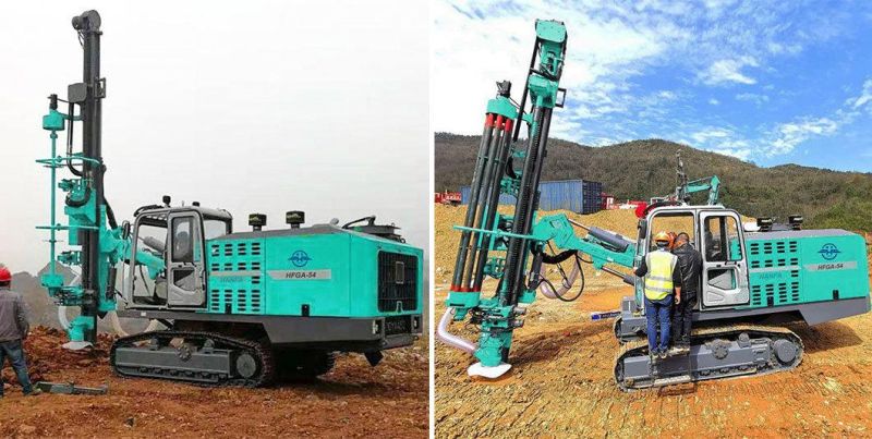 Easy to Operate DTH Drill Rig 110-152mm Drilling Diameter for Mine Blasting