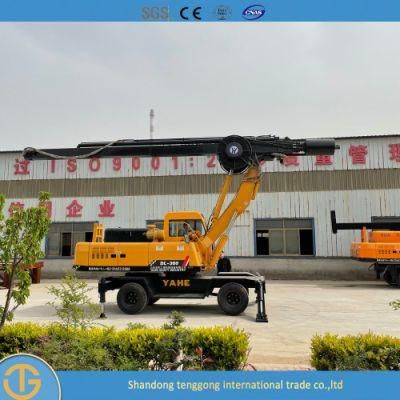 Wheel Type Long Auger Pile Drilling Rig Dl-360 Model