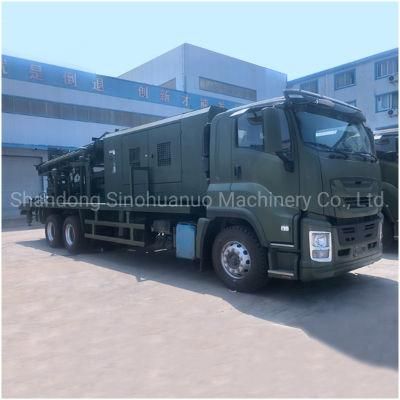 300m Truck Mounted Deep Borehole Water Well Mine Drilling Rig Machine for Sale