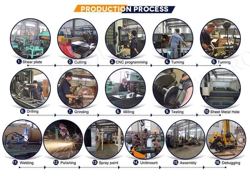 Diesel Engine Borehole Water Well Drilling Rig Machine Portable Drilling Rig for Water Well