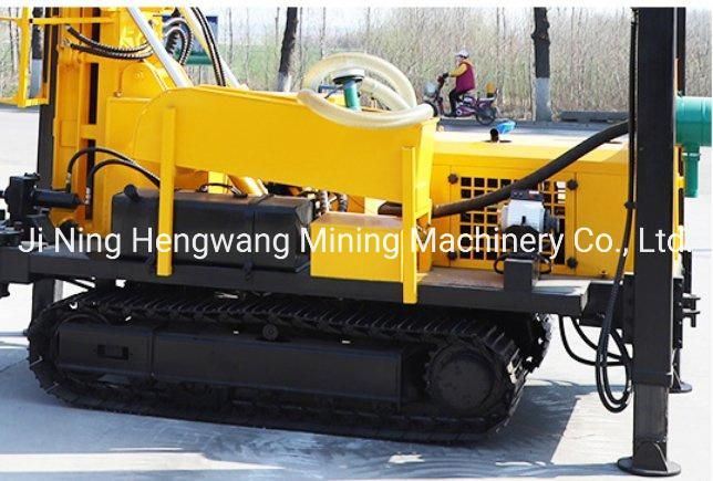 Crawler Water Well Drilling Rig Driven by Screw Air Compressor