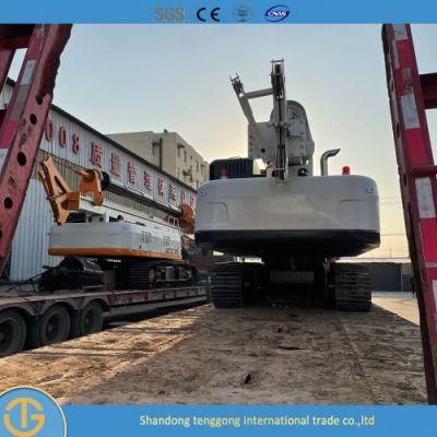 Micro Piling Hammer Construction Auger Machine Crawler Pile Driver Drilling Dr-90 Rig for Free Can Customized Made in China