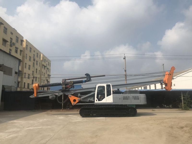 Max Borehole Piling Driving Piling Depth 20m Crawler Hydraulic Drilling Rig