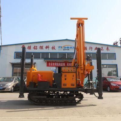 100m, 150m, 200m, 300m, 350m, 600meters Steel Crawler Mounted Water Well Drilling Rig Machine Factory Price