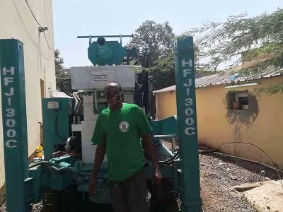Hfj300c 93kw Multi Functional Mobile Crawler Rotary Water Well Drilling Rig