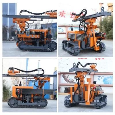 Mounted DTH Production Hole Rotary Crawler Drilling Rig