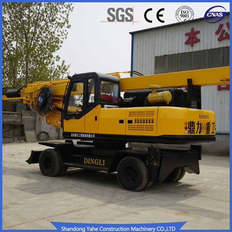 Small Wheeled Portable Well Drilling Machine Dl-360