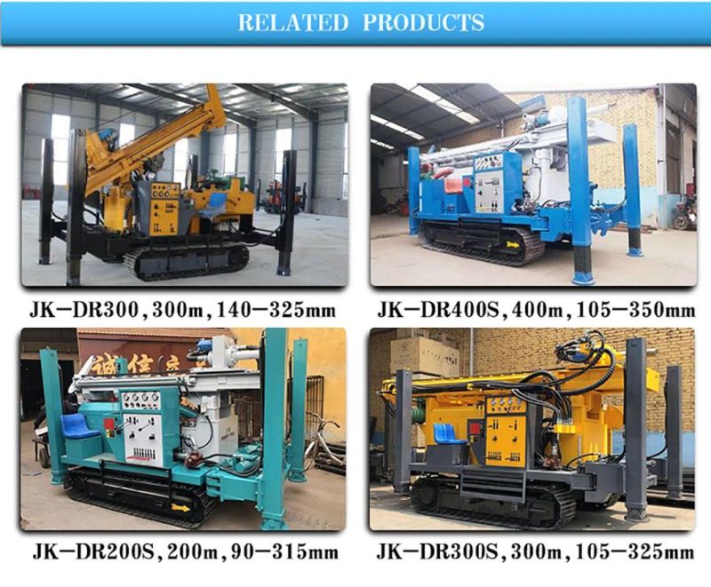 Jk-Dr 400 Portable Shallow Water Well Drilling Rig