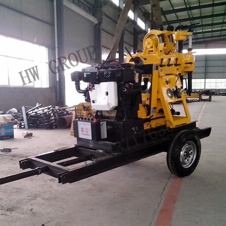 China Trailer Mounted Water Well Drilling Rig for Sale in Japan