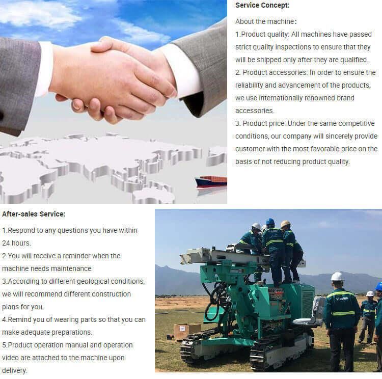 Hfg-53 20m Hydraulic Integrated DTH Drilling Rig Environmental Protection