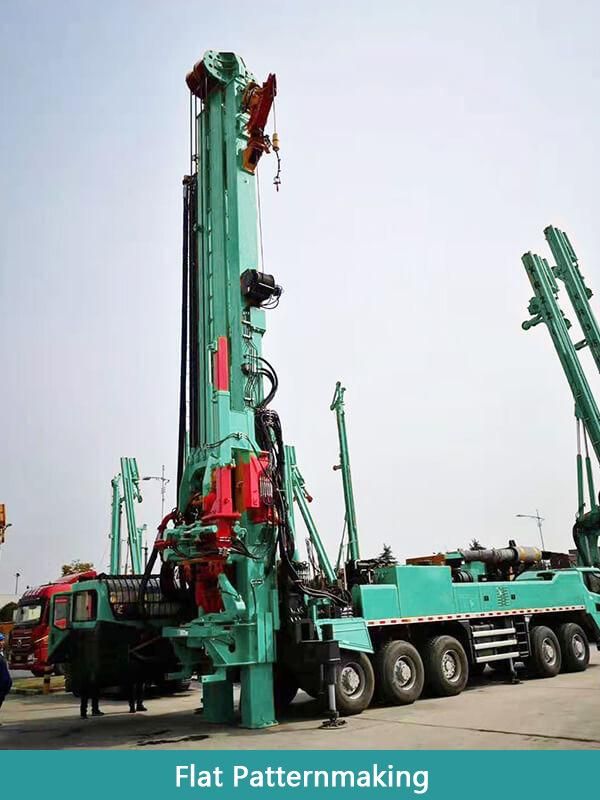 Hft600st Low Fuel Consumption Truck Mounted Water Well Drilling Rig